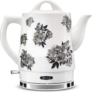 BELLA 1.5 Liter Electric Ceramic Tea Kettle - NEVER USED